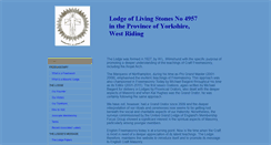 Desktop Screenshot of lodge-of-living-stones.org.uk